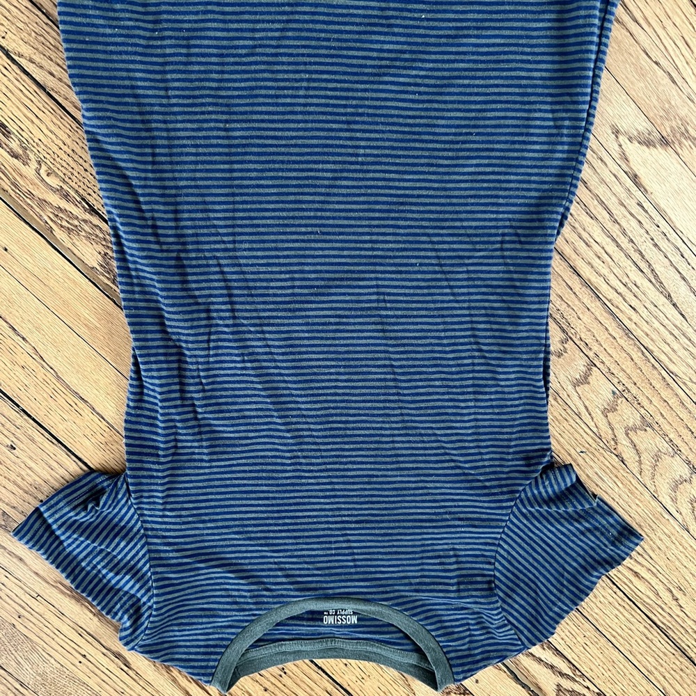Mossimo Supply Co. Navy Striped Tee